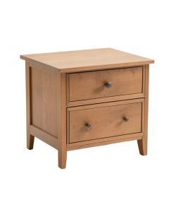 Nova 2 Drawer End Table With Storage (synthetic illustration; no displayed measurements)