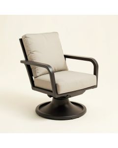Merlyn Swivel Patio Chair With Cushions (synthetic illustration; no displayed measurements)
