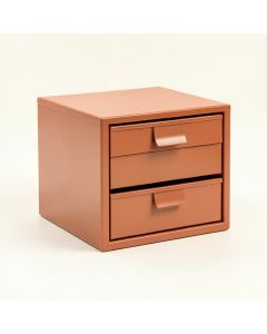 Slate Dale Small-Parts Storage Drawer Cabinet - Terracotta (synthetic illustration; no displayed measurements)