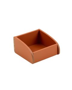 Vale Bend Low Toy Storage Unit - Terracotta (synthetic illustration; no displayed measurements)