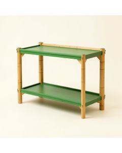 Cedar Arc Empty Countertop Canister Rack (synthetic illustration; no displayed measurements)