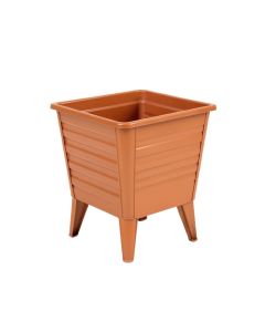 Cliff Bend Empty Raised Planter - Terracotta (synthetic illustration; no displayed measurements)