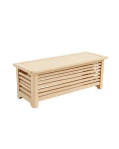 Rowan Brook Narrow Outdoor Storage Bench - Beige (synthetic illustration; no displayed measurements)