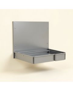Cliff Branch Empty Wall-Mounted Tool Organizer Panel - Gray (synthetic illustration; no displayed measurements)