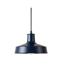 Laurel Bluff Pendant Light Suspended From One Plain Cable - Navy (synthetic illustration; no displayed measurements)