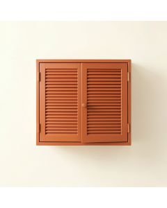 Moss Arc Wall-Mounted Entry Cabinet (synthetic illustration; no displayed measurements)