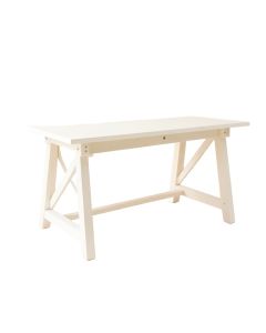 Cliff Crest Empty Workshop Workbench - White (synthetic illustration; no displayed measurements)