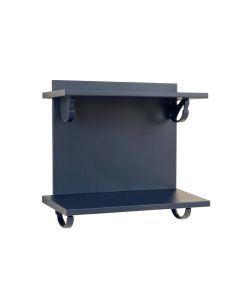 Spruce Crest Wall-Mounted Entryway Organizer Shelf - Navy (synthetic illustration; no displayed measurements)