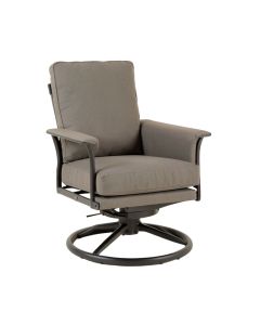 Lenita Swivel Patio Chair With Cushions (synthetic illustration; no displayed measurements)