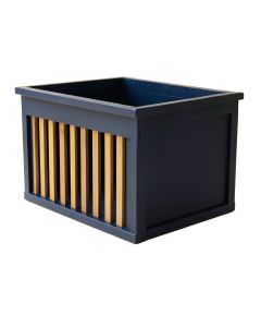 Alder Bluff Empty Furniture-Style Litter Enclosure - Navy