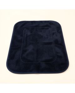 Cedar Crossing Bath Mat - Navy (synthetic illustration; no displayed measurements)