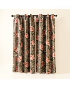 Earlene Elegance Nature / Floral Room Darkening Rod Pocket Curtain Panels (synthetic illustration; no displayed measurements)