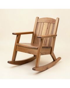 Clitherall Solid Wood Rocking Chair (synthetic illustration; no displayed measurements)