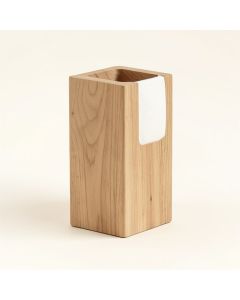 Freestanding Toilet Paper Holder With Natural Wood Storage (synthetic illustration; no displayed measurements)