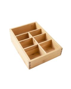Holly Branch Empty Coffee-Station Organizer - Beige