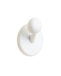 Vale Arc Wall-Mounted Robe Hook - White