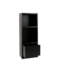 Meadow Dell Narrow Cubby Tower - Black (synthetic illustration; no displayed measurements)