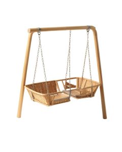 4-In-1 Child Climbing And Rocking Hors Suit For Indoor And Backyard Baskets Swing Set