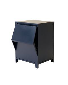 Lake Brook Freestanding Pull-Out Hamper Cabinet - Navy (synthetic illustration; no displayed measurements)