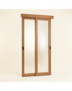 Frosted Glass Sliding Closet Door (synthetic illustration; no displayed measurements)