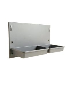 Glen Crest Empty Wall-Mounted Tool Organizer Panel - Gray (synthetic illustration; no displayed measurements)