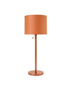 Cliff Arc Floor Lamp With A Plain Fabric Shade