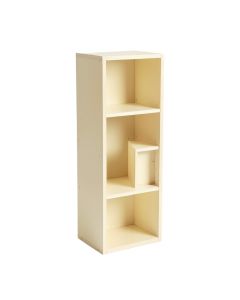Moss Bend Narrow Cubby Tower - Cream (synthetic illustration; no displayed measurements)