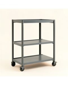 Clay Dale Empty Rolling Workshop Cart - Gray (synthetic illustration; no displayed measurements)