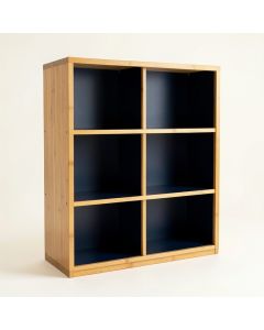Rowan Crossing Freestanding Bookcase - Navy (synthetic illustration; no displayed measurements)