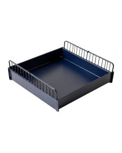 Meadow Dell Empty Under-Desk Cable Tray - Navy (synthetic illustration; no displayed measurements)