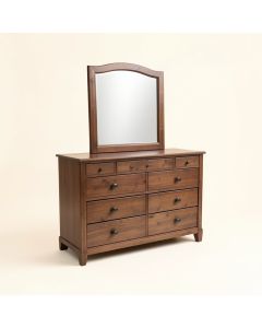 Capricorn 7 Drawer Dresser With Mirror (synthetic illustration; no displayed measurements)