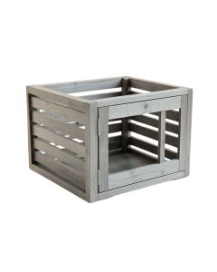 Cedar Bluff Empty Furniture-Style Pet Crate - Gray