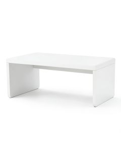 Dawn Bend Desktop Monitor Riser - White (synthetic illustration; no displayed measurements)