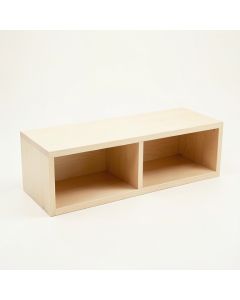 Aspen Bend Shoe Storage Bench - Ivory (synthetic illustration; no displayed measurements)