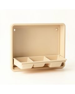 Heath Crossing Empty Wall-Mounted Tool Organizer Panel - Beige (synthetic illustration; no displayed measurements)