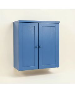 Field Bend Wall-Mounted Entry Cabinet - Blue (synthetic illustration; no displayed measurements)