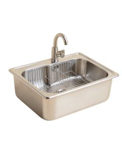 Stainless Steel 33 '' L X 20 '' W Farmhouse Kitchen Sink With Sink Grid And Basket Strainer