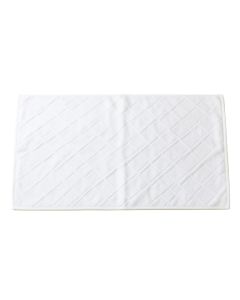 Dune Falls Bath Mat - White