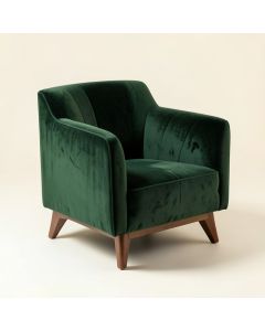 20.88 '' Wide Velvet Armchair (synthetic illustration; no displayed measurements)