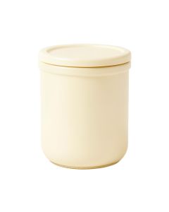 Ash Branch Storage Canister With Lid - Cream