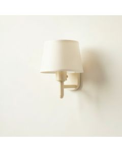 Cove Bend Wall Sconce Mounted On A Plain Wall - Ivory (synthetic illustration; no displayed measurements)