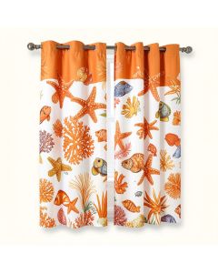 Ambesonne Starfish 2 Panel Curtain Set (synthetic illustration; no displayed measurements)