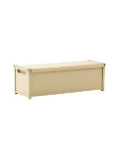 Birch Canyon Narrow Outdoor Storage Bench - Beige