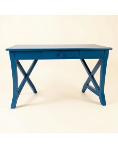 Wren Arc Writing Desk - Blue (synthetic illustration; no displayed measurements)