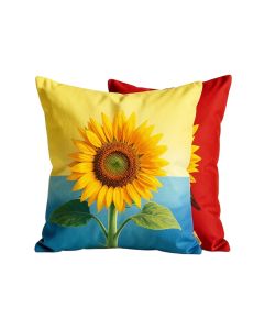 Olena Art That Sunflower From The Sunflower State Throw Pillow (synthetic illustration; no displayed measurements)