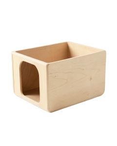 Laurel Crossing Empty Furniture-Style Litter Enclosure - Beige (synthetic illustration; no displayed measurements)