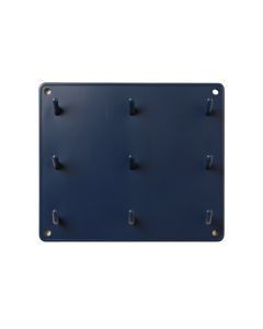 Vale Branch Empty Wall-Mounted Tool Organizer Panel - Navy (synthetic illustration; no displayed measurements)