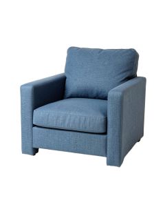 Stone Bend Upholstered Armchair - Blue (synthetic illustration; no displayed measurements)
