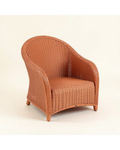 Maple Brook Outdoor Lounge Chair - Terracotta (synthetic illustration; no displayed measurements)