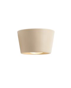 Meadow Dale Wall Sconce Mounted On A Plain Wall - Beige